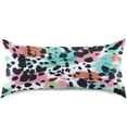 thumbnail image 3 of GZHJMY Satin Pillowcase for Hair and Skin, Colorful Leopard Cooling Pillow Case with Envelope Closure Soft Breathable Silk Satin Pillow Cover for Sleeping King Size 40x20 in Home Decor, 3 of 7