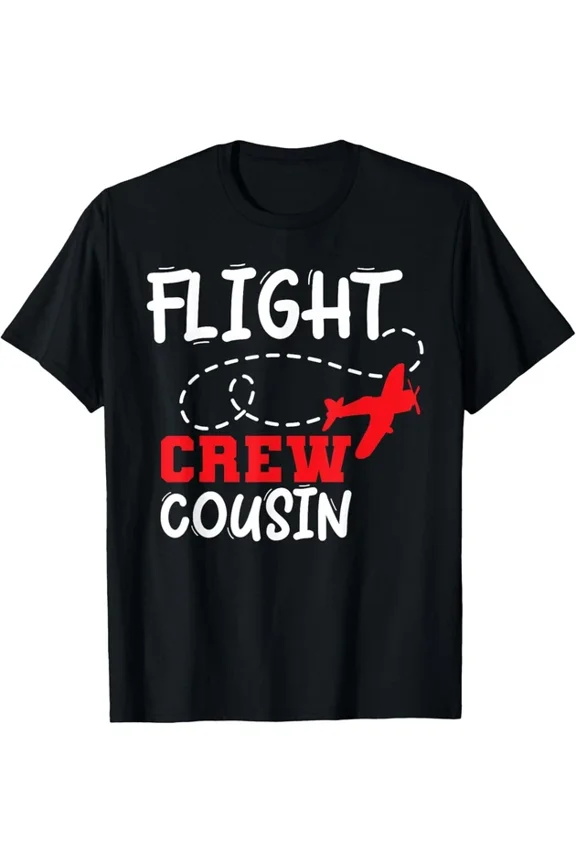 Flight Crew Cousin Airplane Birthday Cousin Family Matching T-Shirt Unisex S-5XL Hot Trending Shirt, Vintage Birthday Gift
