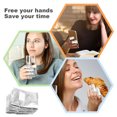 thumbnail image 6 of 100 Pcs Nail Glue Remover, Gel Nail Aluminium Wraps GIXUSIL Gel Polish Remover Soak Off Finger Polish Remover Foils Wraps with Lint Free Cotton Pads for Soak off Gel Polish Removing, 6 of 7