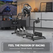 Marada Racing Simulator Cockpit Fit for Logitech G29 G920 T300RS T150 PS4 Xbox Racing Wheel Stand