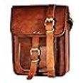 thumbnail image 3 of Satchel and Fable Leather I Pad Messenger Tablet Cross Body Shoulder Bag 11 Inch, 3 of 4
