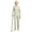 Light Green, variant on Women Adaptive Dementia Clothing Floral Anti-Strip Jumpsuit Zip Back for Elderly and Special Needs Light Green S