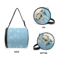 thumbnail image 3 of ZIATUBLE Christmas Snowman Dispenser Tissue Holder Snowflakes Hanging Paper Towel Case Reusable Paper Pouch Organizer Camping Hanging Paper Towel Storage Bag for Kitchen Bathroom, 3 of 7