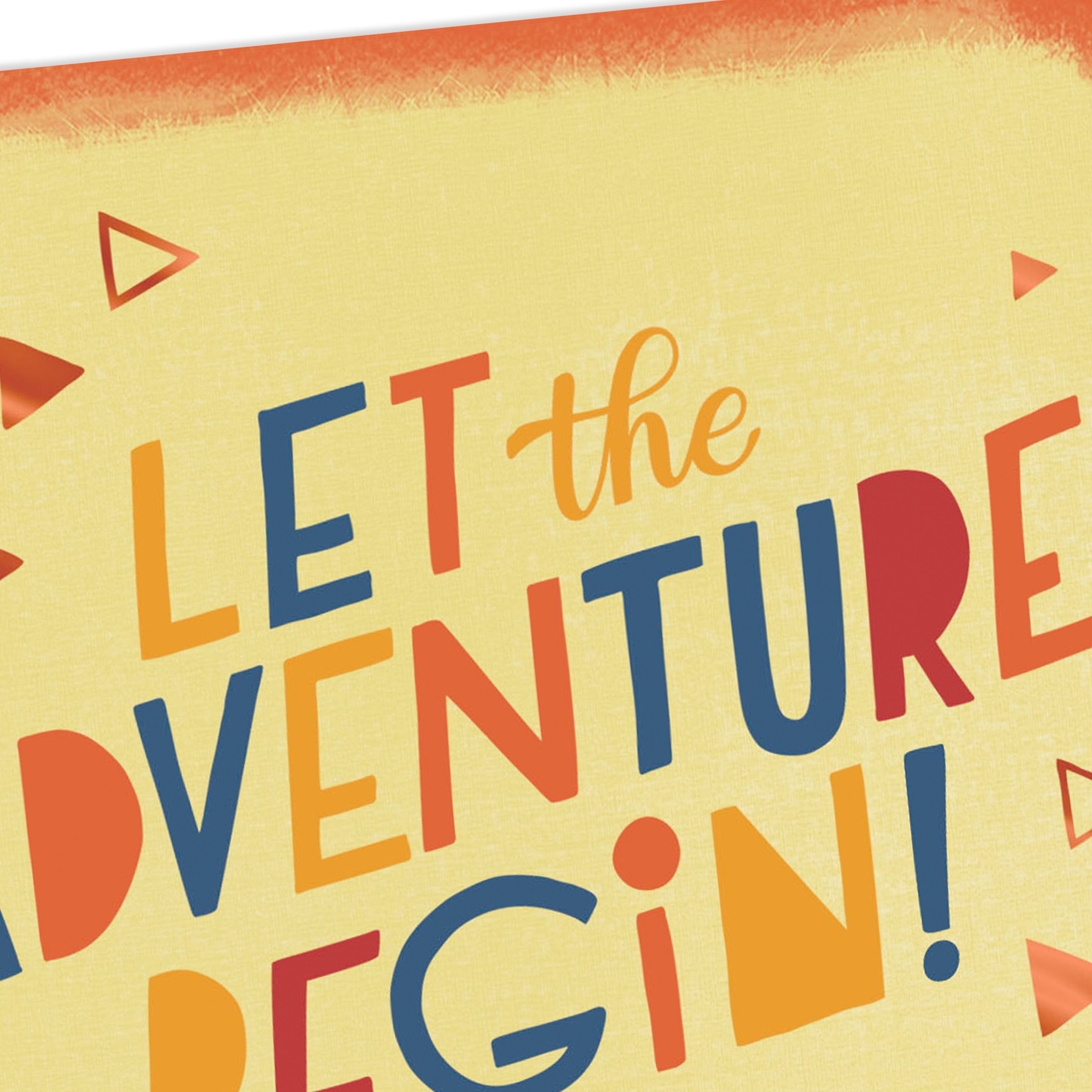 Hallmark Just Because Congratulations Card (Let the Adventure Begin)
