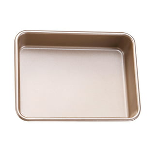 Wiueurtly Half Sheet Cake Pan Silicone Baking Sheets Clear Acrylic Cake Display Stand Circular Metal Support Shelf, Size: One size, Gold