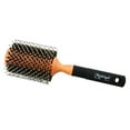 thumbnail image 2 of Long Porcupine Style Round Hair Brush with Rubber Handle, 2 of 2