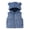 Blue, variant on Toddler Girls Boys Fleec𝖾 Vest Winter Lightweight Sleeveless Be𝖺r Ears Zipper Jacket Pockets Windproof Warm Childrens Outerwear Vest Top Thermal Insulated Casual Wear