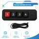 thumbnail image 4 of Teclado Mecánico para Juegos RGB - Macro Programable de 4 Teclas, Diseño Ergonómico con Cable para PC/Escritorio, 816B, 4 Teclas, Negro, 4 of 5