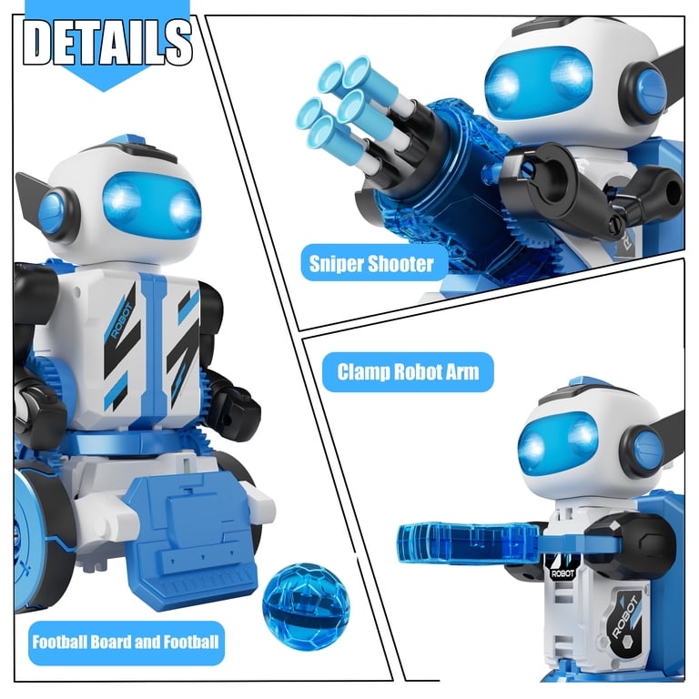 FAGINEY 3-in-1 Remote Control Programmable Robot Kit, 220 Pieces photo 6