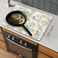 thumbnail image 2 of Stove Top Cover for Electric Stove，Christmas Kitchen Decor Vintage Floral Plant Extra Thick Natural Rubber Glass Top Protector, Prevents Scratching, Expands Usable Space 28.5'''' x 20.5'''', 2 of 6