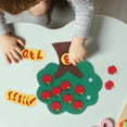 thumbnail image 4 of 1 juego de árbol de manzanas no tejido, juguete de emparejamiento cognitivo digital, juego de contar manzanas., 4 of 5