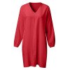 thumbnail image 1 of Vestido de mujer con cuello en V, color sólido, traje de una línea FleinngHoz JD710547110, 1 of 1