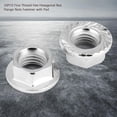 thumbnail image 4 of Ccdes Flange Nut, Fastener,10PCS Fine Thread Hex Hexagonal Nut Flange Nuts Fastener with Pad, 4 of 8