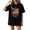 Black, variant on Youpwaven 250th Anniversary USA We the People 1776-2026 Women's Short Sleeve Graphic Tee Shirt, Distressed American Vintage Flag Semiquincentennial Independence Day Patriotic Top