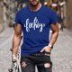thumbnail image 2 of Camiseta de Manga Corta Impresa de Estilo Masculino, Tops Cortos para las Mujeres Pullover Casual Primavera Verano Uso Diario, 2 of 5