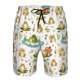 thumbnail image 3 of Fotbe Cute Frog Trajes de Baño Estampados para Hombre, Shorts de Verano de Secado Rápido, Ropa de Playa, Bañadores-Large, 3 of 6