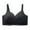 Black, variant on Censtreet Women's T-shirt Bra,Solid Color Backless Underwear,Full-coverage Bras with Support,Lightly Lined Comfort Bra,Soft Touch Support Bra