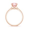 thumbnail image 3 of Rosec Jewels 2 Ct IGI Certified Lab Grown Pink Diamond Engagement Ring - VS1 Grade, 10K Rose Gold, US 8.00, 3 of 9