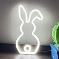 thumbnail image 4 of Easter LED Bunny Night Light USB Powered Spring Party Rabbit Neon Lamp Holiday Decoration for Kids, 4 of 9
