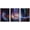 WHITE, variant on wall26 Framed Canvas Print Wall Art Set Blue Planet Galaxy Eclipse Astronomy &amp; Space Nature Digital Art Sci-Fi &amp; Fantasy Decorative Landscape for Living Room, Bedroom, Office - 16"x24&qu