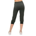 thumbnail image 4 of ALWAYS Capri Jogger Pants, Women's Casual Slim Bottoms Charcoal2 M, 4 of 5