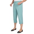 thumbnail image 3 of Alfred Dunner Womens  Soft Sheen Two Button Capri, 3 of 6