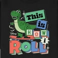 thumbnail image 3 of Disney - Toy Story - Rex This Is How I Roll - Men's Crew Neck Fleece Pullover, 3 of 5