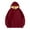 Brick Red%GC%, variant on CONZONE Mens Fleece Hoodies Solid Color Hoodie for Men Thick Long Sleeve Warm Pullover Hooded Sweatshirt Soft Fall Winter Sweatshirts With Pocket