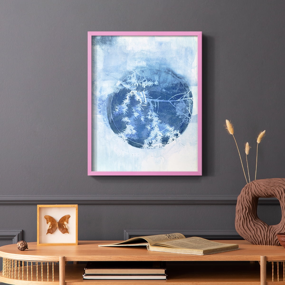 Winter Sky Framed Print - Solid Wood in Single Picture Frame Solid Wood 2 Framed Print