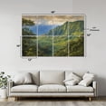 thumbnail image 2 of Rustic Farmhouse 8 Pack Art Acoustic Panels Sound Absorbing Island Hawaii Waterfall Decorative Soundproof Wall Panels Self Adhesive for Nursery Game Room Bedroom 48"x32", 2 of 7