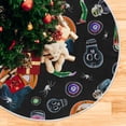 thumbnail image 5 of FMSHPON Halloween Pumpkin Xmas Christmas Tree Skirt Stand Mat for Holiday Party Decoration Indoor Outdoor 48 inches, 5 of 6