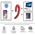 thumbnail image 4 of Auriculares inalámbricos Bluetooth con gancho para la oreja, auriculares sin tapón para la oreja con micrófono, auriculares con cancelación de ruido de una sola oreja Uso sin dolor con auriculares Ormromra 2033222-2, 4 of 9