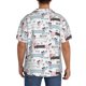 thumbnail image 3 of Balery Dachshund Dog Puppy Camisa Casual de Manga Corta con Botones para Hombre, Texturizada, Estilo Cubano, para Playa, Verano-3X-Large, 3 of 5