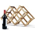thumbnail image 1 of Wine Rack Countertop Wooden Assembled Wine Holders Stands for Counter Wine Display Shelf for 10 Bottles Storage Shelf Sack Wine Stand for Home Kitchen Bar Cabinets, 1 of 6