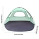 thumbnail image 3 of Tienda de playa para 3 o 4 personas, FPS 50+, refugio solar con ventilación transpirable de 3 vías, postes de fibra de vidrio reforzados, sombra portátil para acampar en la playa, tienda de nailon., 3 of 6
