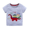thumbnail image 3 of Vedolay Boy's T-Shirts Boys T-Shirt Short Sleeve Birthday Gifts Printing Cartoon Graphic Tops for Children,Red 18-24 Months, 3 of 5