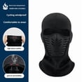 thumbnail image 5 of Winter Helmet, Warm Hood & Face Mask for Men: Thick Brushed Fleece, Full Coverage, Breathable, Anti-Pollution for Outdoor Activities, 5 of 9