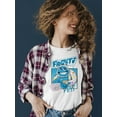 thumbnail image 2 of Frozeti the Yeti - Cool Dippin’ Dots Ice Cream Graphic Women's T-shirt, 2 of 4