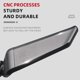 thumbnail image 2 of 2pcs Motorcycle Wing Mirrors Replacement for Knife 180 ° Mirror Adjustable/ Curved Streamline without Light, 2 of 5