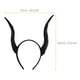 thumbnail image 4 of KAKOWELY Diadema con cuernos para disfraz de Halloween, divertida diadema para cosplay para mujer, 4 of 5