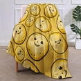 thumbnail image 2 of Funny Potato Blanket,Cute Potatoes Flannel Throw Blankets,Soft Warm Lightweight Cozy Plush Throws for Bedroom Sofa Home Decor Gifts for Women Girls 80"x60", 2 of 6