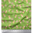 thumbnail image 1 of Soimoi Poly Georgette Fabric Leaves,Tree Stump & Squirrel Animal Print Fabric by Yard 42 Inch Wide, 1 of 1