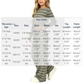 thumbnail image 3 of Xdegoge Girls 2 Piece Outfits Striped Ribbed Knit Long Sleeve Crop Top and Wide Leg Pants Set Casual Lounge Sweatsuits for Kids Fall Wear, 3 of 9