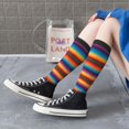 thumbnail image 7 of Womens Mexican Sarape Pattern Knee High Socks Comfy Thermal Boot Long Socks, 7 of 7