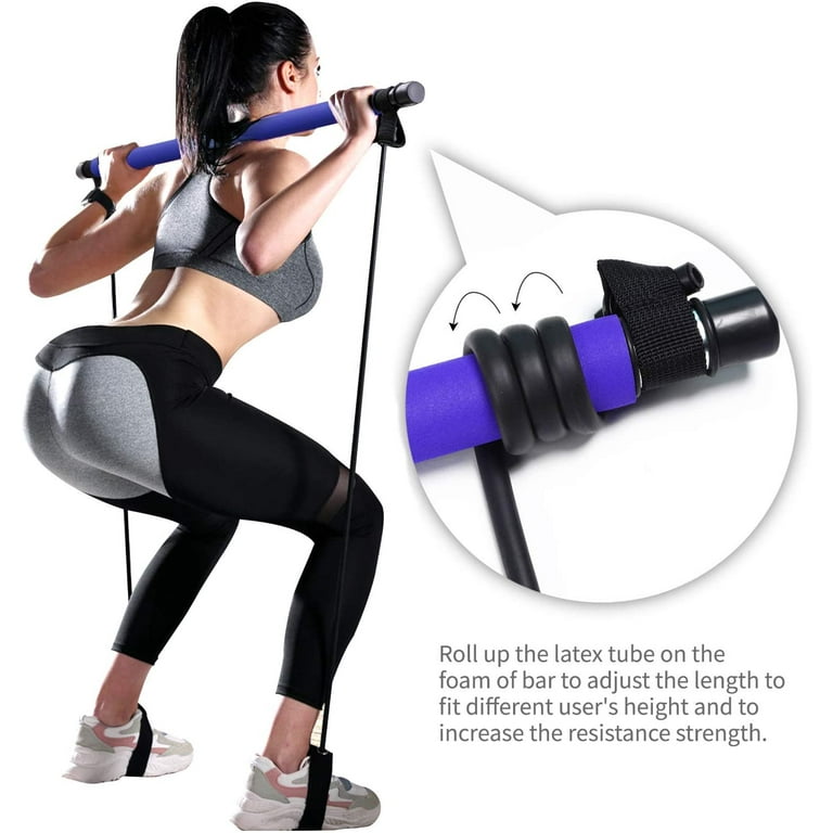 Pilates exercise online bar stick exercises