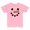 Light Pink, variant on TeesAndTankYou Snowman Face Toddler Kids T-Shirt 2T Heather Grey