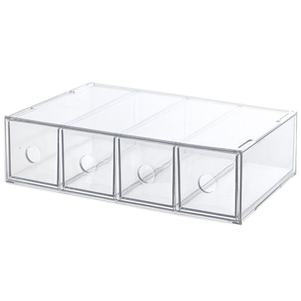LEORX Jewelry Organizer For Drawer Jewelry Display Box Transparent Organization 1Set