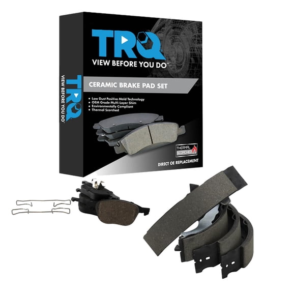 TRQ Front Brake Pads Ceramic Fits 2004-2007 Ford Focus