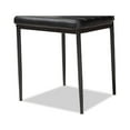 thumbnail image 2 of Baxton Studio Armand Modern and Contemporary Black Faux Leather Upholstered Dining Chair (Set of 4), 2 of 5