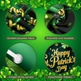 thumbnail image 4 of Green Theme St. Patrick's Day Banner Rainbow Pattern Rainbow Backdrop Clover Design Gold Coin Accent Leprechaun Display for St. Patrick's Day Party Celebration Festival Decoration, 4 of 9
